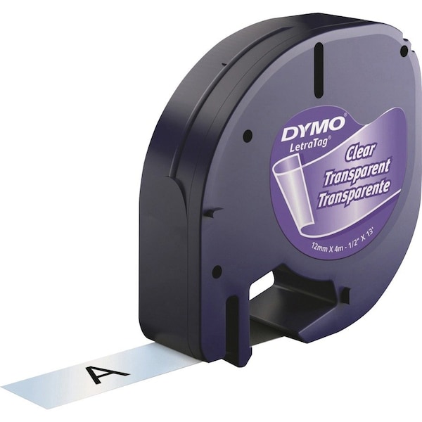 Dymo Tape, Lbl, Ltag, Plas, .5, Cl, 6 DYM2050824 - main
